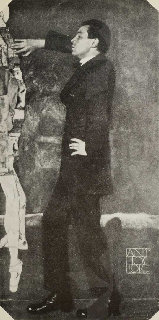 Immagine 1-582311 Egon Schiele davanti al suo dipinto 