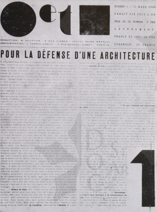 Immagine 1-932712 Copertina della rivista «Cercle et Carré» 