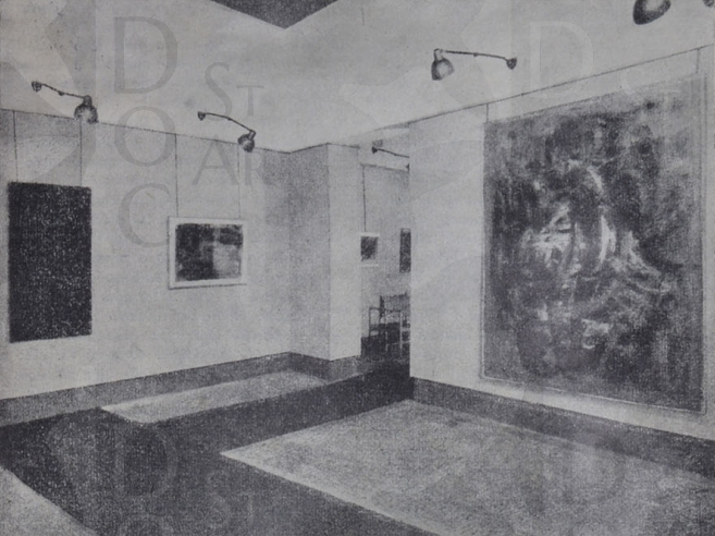 Immagine 1-9521311 Allestimento della mostra di Luigi Spazzapan alla Galleria Notizie