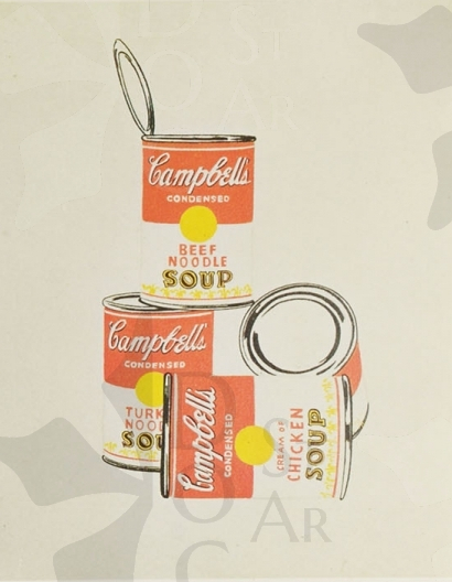 Immagine 1-8021516 Group of Four Campbell´s Soup Cans