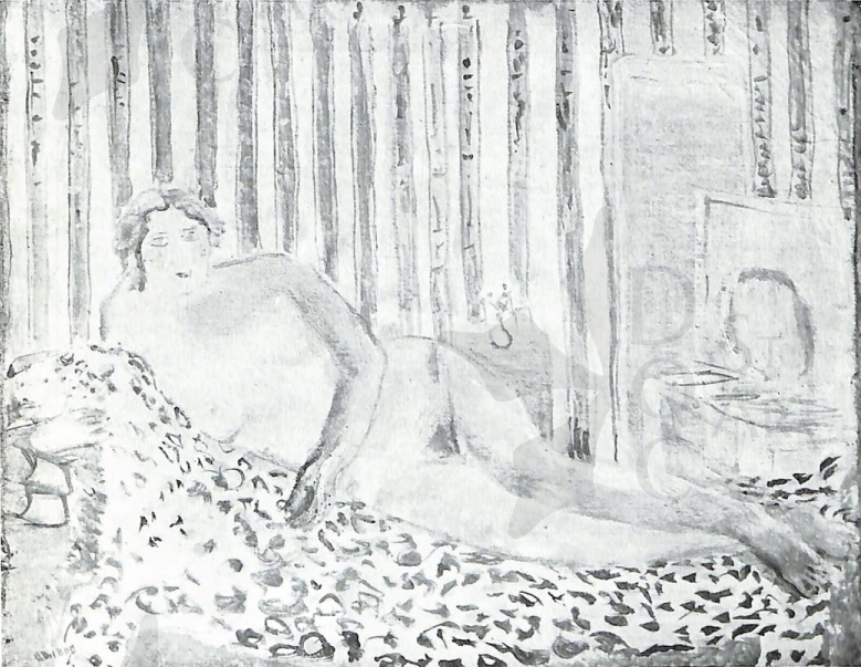 Immagine 1-9021518 Nudo sulla pelle di leopardo