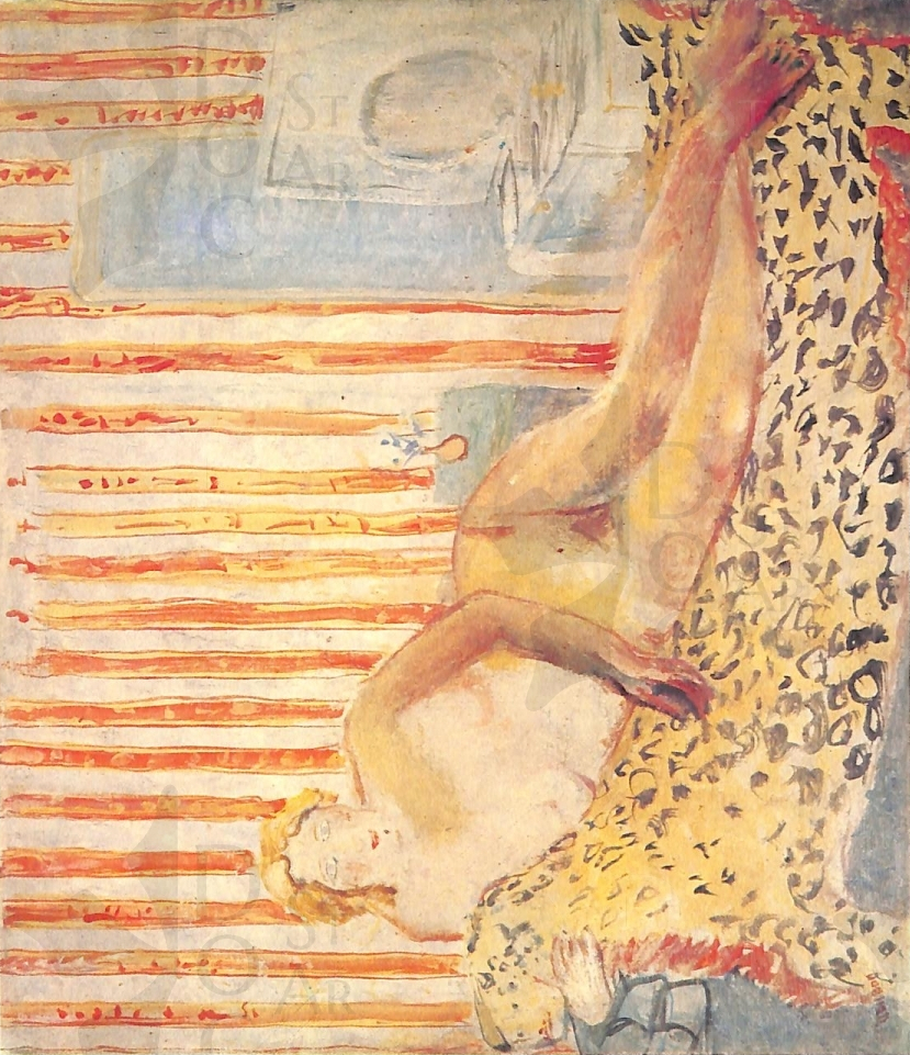 Immagine 1-6621117 Nudo sulla pelle di leopardo