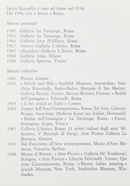 Immagine img_004.jpg Jannis Kounellis