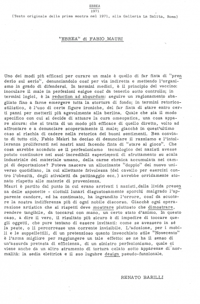 Immagine img_002.jpg Fabio Mauri. Ebrea