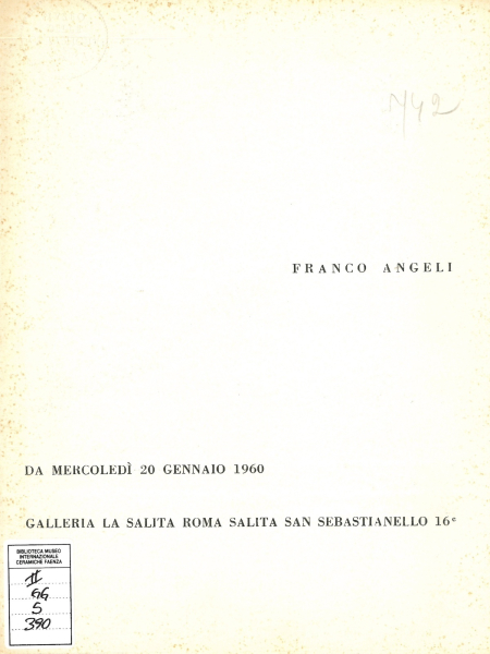 Immagine di documentazione   Catalogo  Depliant 