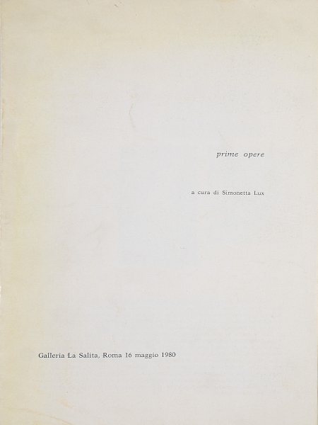 Immagine di documentazione   Catalogo  Depliant 