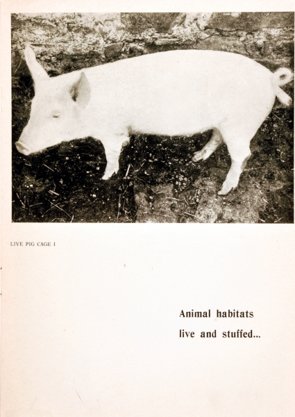 Immagine img_005.jpg Richard Serra: Animal Habitats. Live and Stuffed...