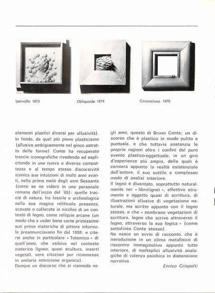 Immagine img_006.jpg Bruno Conte. Pagine di scultura 1958 - 1978