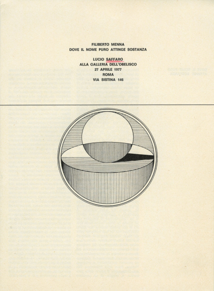 Immagine di documentazione   Catalogo  Invito 