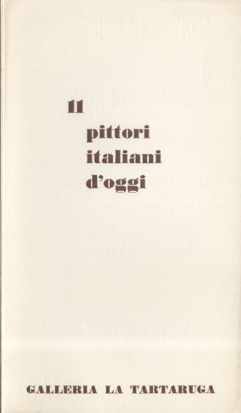 Immagine di documentazione   Catalogo  Depliant 