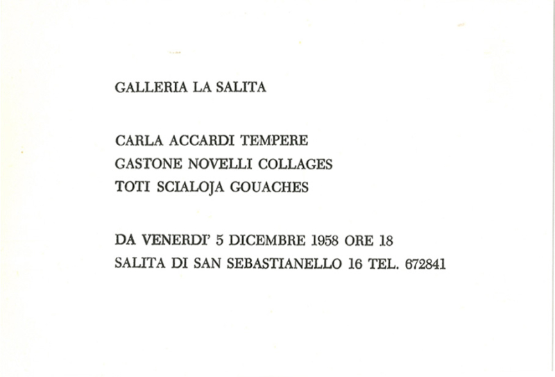Immagine di documentazione Galleria+La+Salita