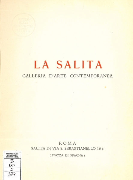 Immagine di documentazione Galleria+La+Salita